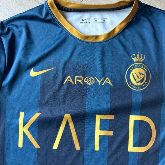 Al Nassr Jersey #7 Ronaldo - Size Medium - Nike Player Issue Kit - Picture 3 of 5